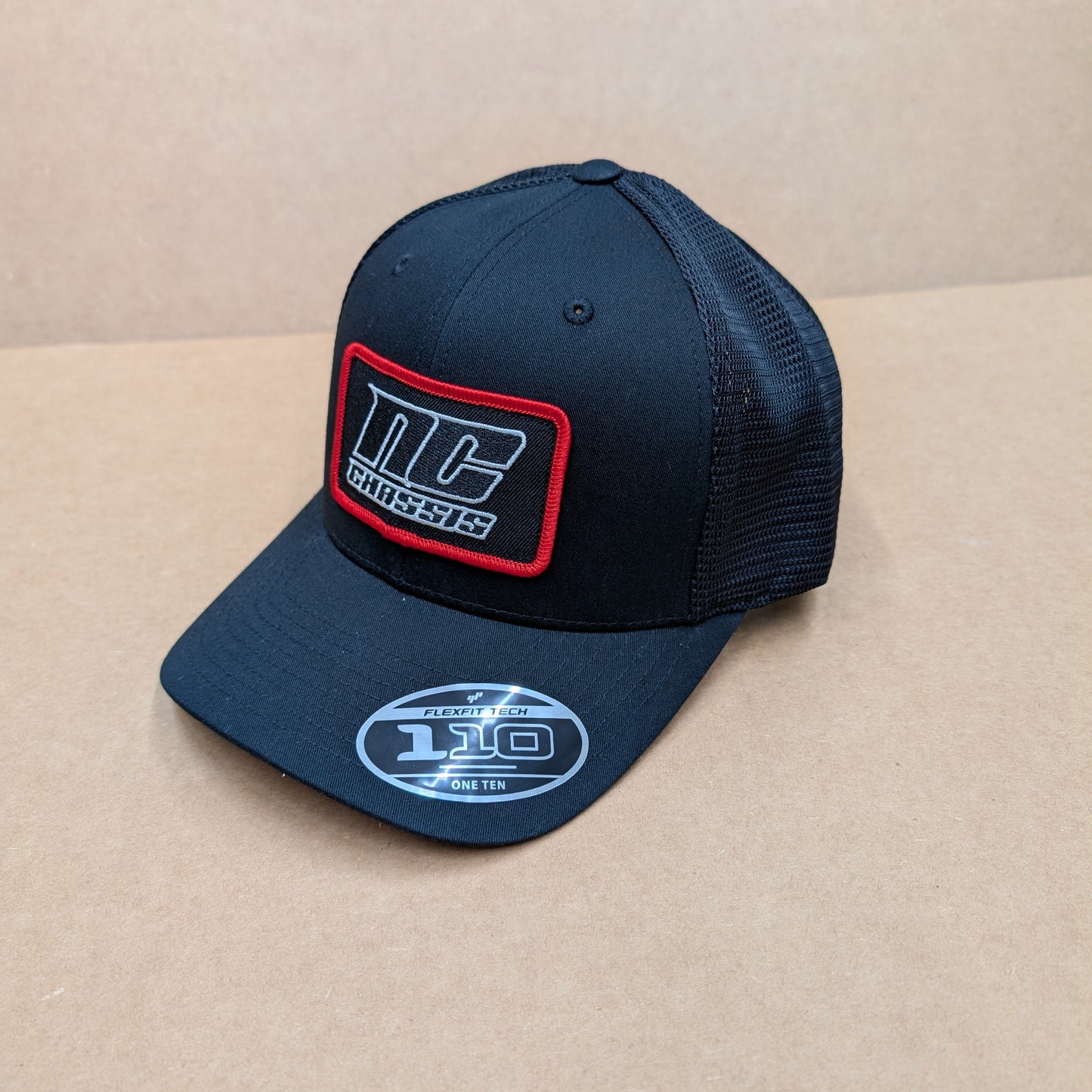NC Hat Black/Black Patch Snap Back