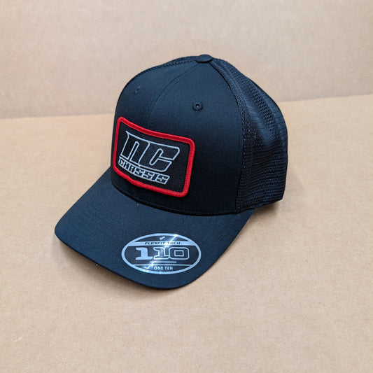 NC Hat Black/Black Patch Snap Back