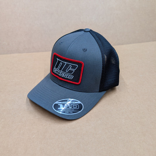 NC Hat Charcoal/Black Patch Snap Back