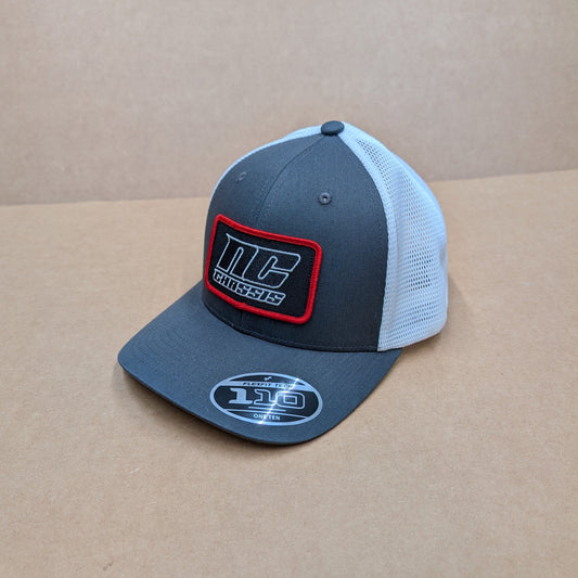 NC Hat Charcoal/White Patch Snap Back
